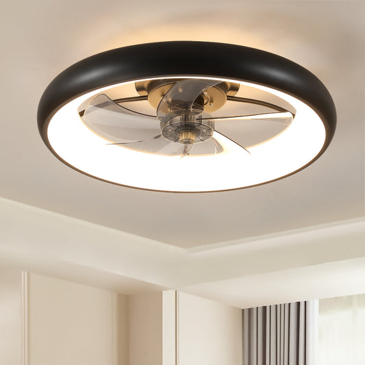 Ceiling Fan with LED Light and Remote – 6 Speeds, 32W Dimmable Light, 3 Color Modes